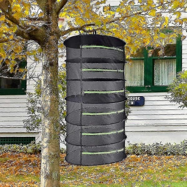 Torknät, hopfällbart nät Hydroponisk torkställning Torknät Örttork