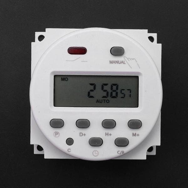 Ny LCD Digital Kontroll Ström Programmerbar Timer DC 12V 16A Tidsreläbrytare (tangling)