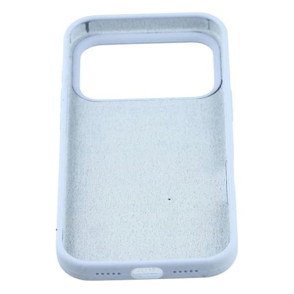 Compatible with iPhone 17 Pro Case Solid Silicone Shockproof Phone Cover -lingling} Light Light blue Baby Blue