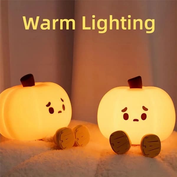 Pumpa Nattlampe LED Lampe Bordlampe