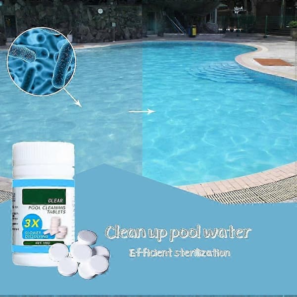 Klor tabletter til swimmingpool, klor tabletter til boblebad, klor tabletter til soppebassin, pool klor tabletter, boblebad klor