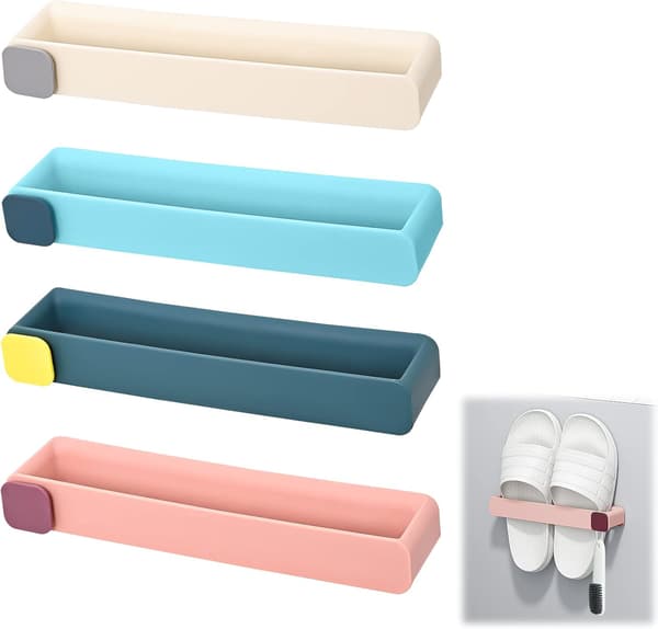4-pack Wall Mounted Shoe Rack, Wall Mounted Shoe Rack Towel Holder