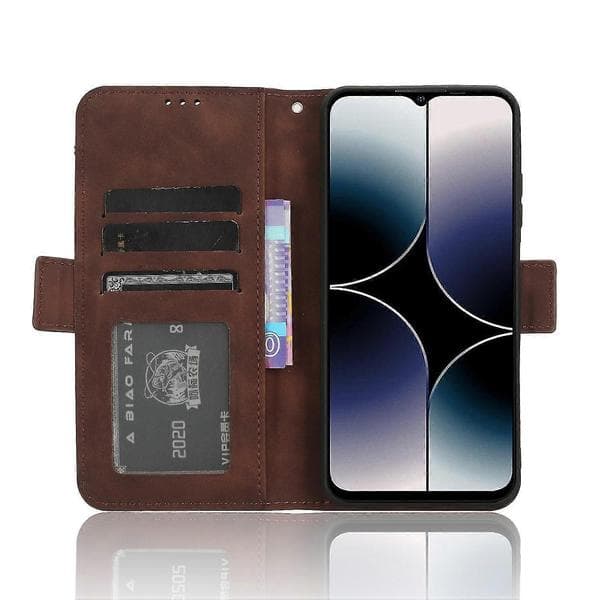 Skin Feel-skinnveske til Ulefone Note 16 Pro 26-27s Brown
