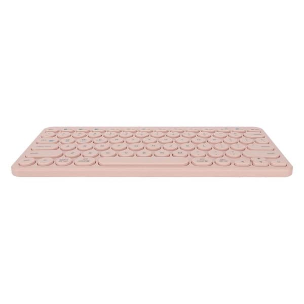 78-tasters trådløst Bluetooth 5.0 programmerbart ergonomisk tastatur til Windows iOS Android Pink