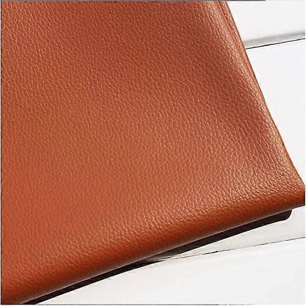 Selvklæbende reparationslap kunstlæder 50x138 cm Sort LightBrown