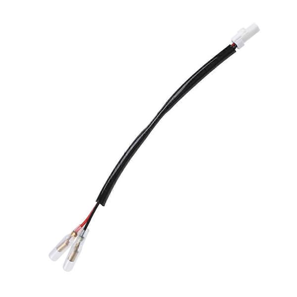 6 stk. motorcykel blinklys ledningsnet stik blinklys stikadapter til KTM Svart & vit