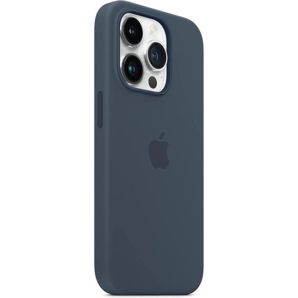 iPhone 14 Pro silikonecover med MagSafe - Stormblå