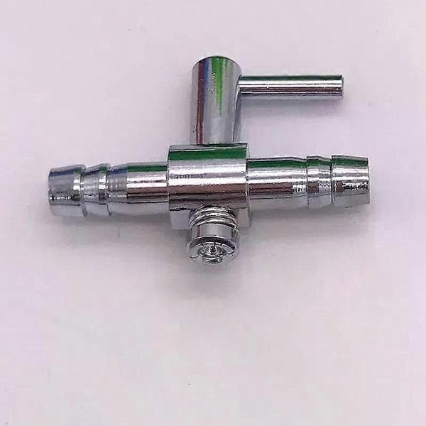 1 stk 4 mm akvarium luftfordeler luftpumpe luftstrømsrør rustfritt stål kontrollventil luftpumpe tilbehør