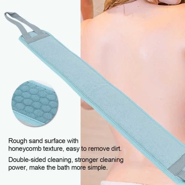 Back Scrubber, Foam Bath Soap Shower Mesh Cleaning Tool Skin-friendly Body Brush