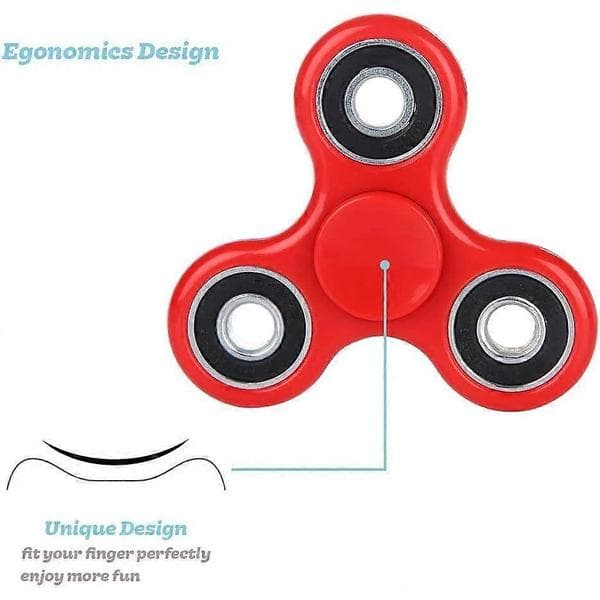 Fidget Spinners Leksaker 5-pack, Sensoriskt Hand Fidget Pack Bulk, Ångestleksaker Stressreducerare, Partyfavoriter för Barn och Vuxna