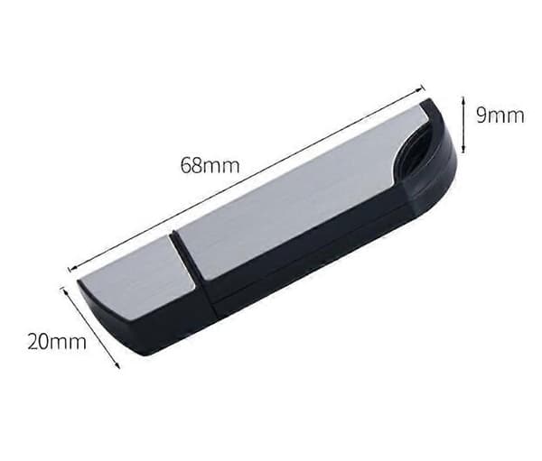 32G USB-flashdrev Hukommelsesstick Tommelfingerdrev til bærbar computer med indikatorlys sort