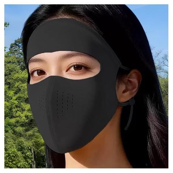 Sun Protection Mask - Cooling and Protective Screen, Specially Designed for Solariums - Unisex (D)
