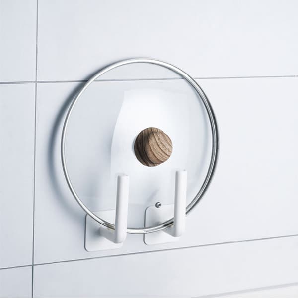 4 pcs Self-Adhesive Kitchen Accessories Under Cabinet Paper Towel Roll Holder