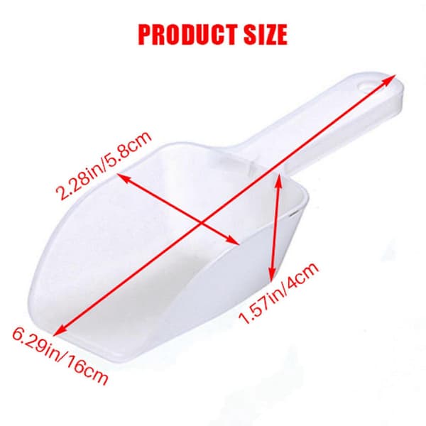 4X isspade passer til Polar bordmodell ismaskin White