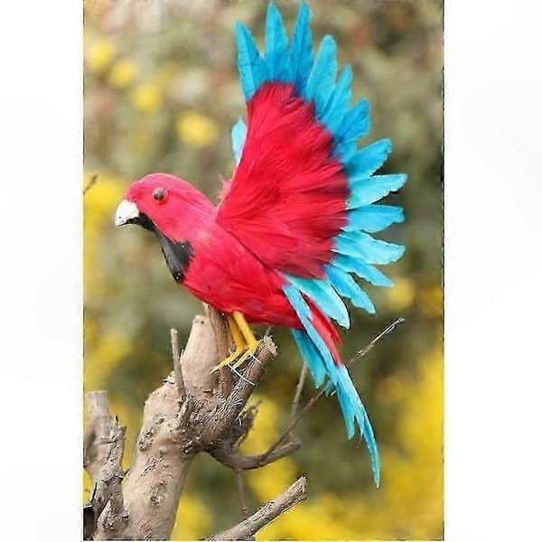 Naturtro mågereplika til haveudsmykning Parrot 3