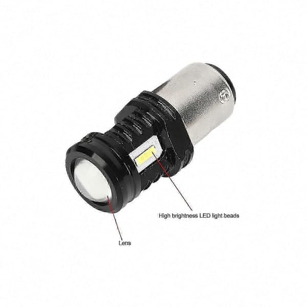 1157 LED Bremselyspærer 120W 3000LM BAY15D Hvid 6000K til Kørelys