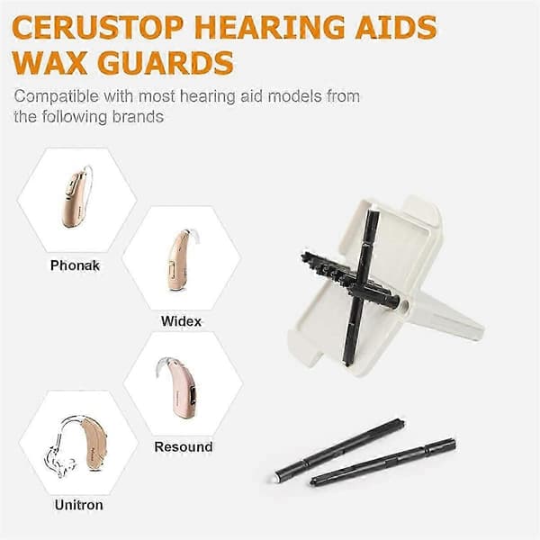 Resound Widex Høreapparat Voksfiltre 5-pak Engangs WhiteBlack