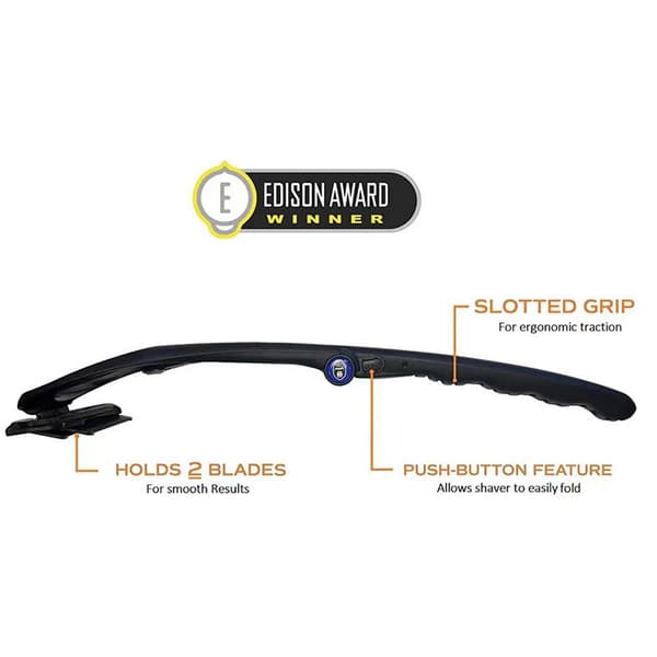Back Shaver for Men Body Trimmer Back Shaving Adjustable Handle Painless Back Hair Removal