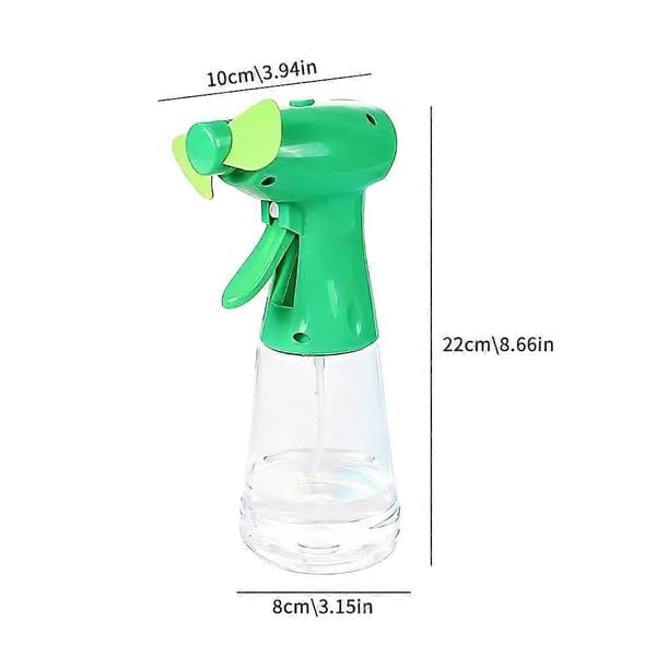 Håndholdt Sprayventilator Batteridrevet Bløde Propeller til Børn Blue One size