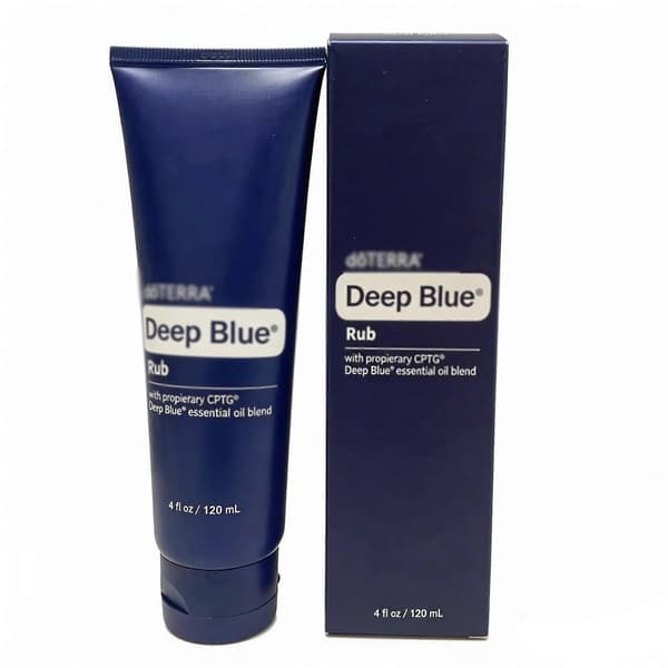 Deep Blue Rub, Eterisk oljeblanding, kroppskrem 120ml