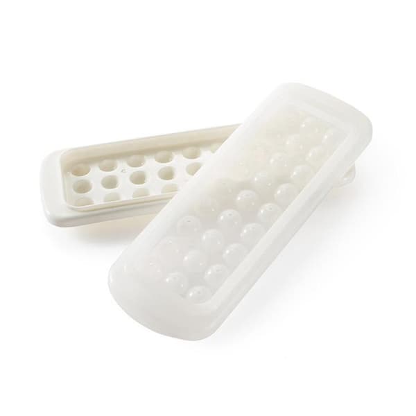 Söt sommarisform liten isbox vit