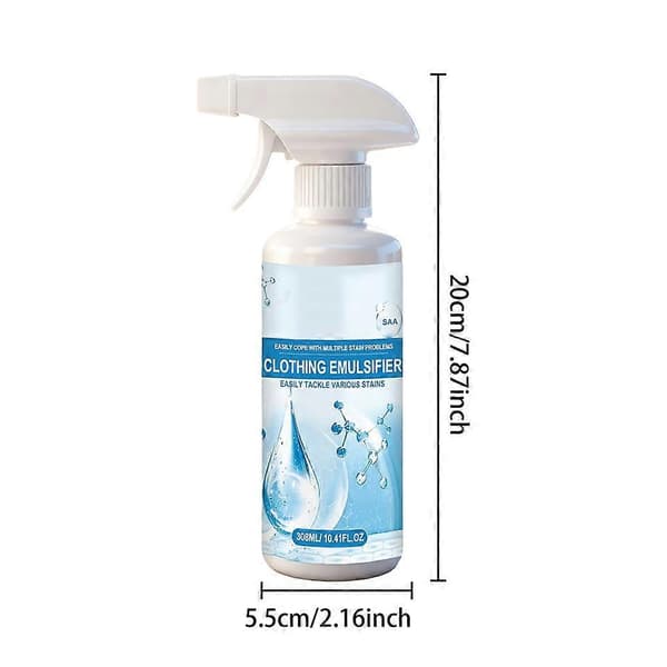 Klesfjerner Emulgator 300ml Sprayflaske Stoffrenser B 2pcs