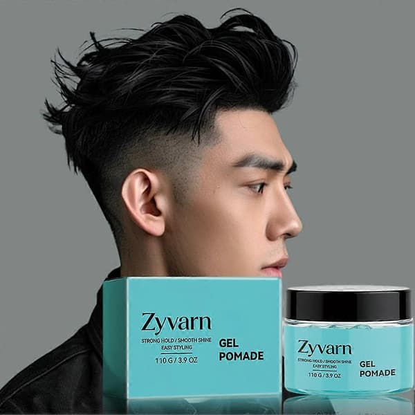Hårstyling Gel Pomade 110g Stærkt Hold Blå Voks Til Kanter