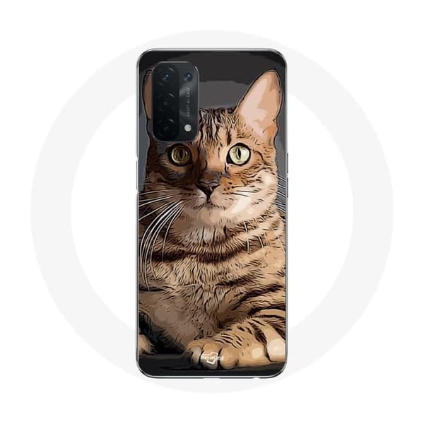 Cover til Oppo A74 Bengal Kat