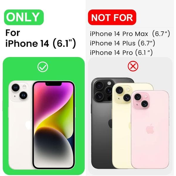 iPhone 14 Premium silikondeksel med mikrofiberfôr, støtsikkert - Grønn