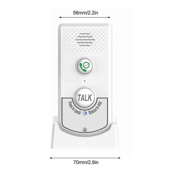 Trådløst stemmeintercom med lang rækkevidde tovejskommunikation stemmeopkald intercom-system til hjemmet