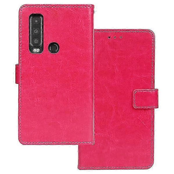 Läderfodral för Cat S75 5G med crazy horse-textur Rose