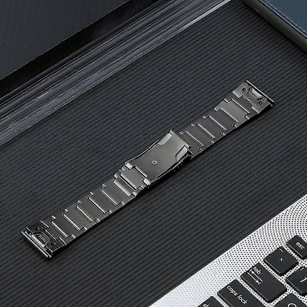 Titanium Stålrem til Garmin Forerunner 965/955/945/935 Grey