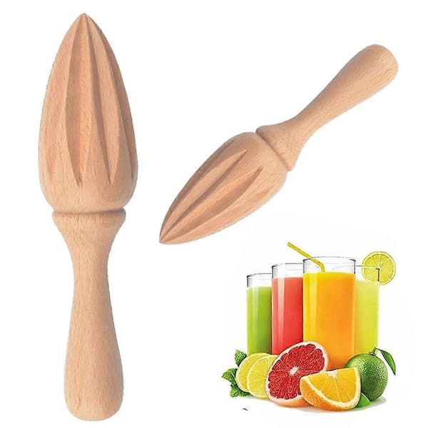 HANDJUICER I TRÄ KÖK CITRUS LIME APELSINPRESS EXTRAKTORER