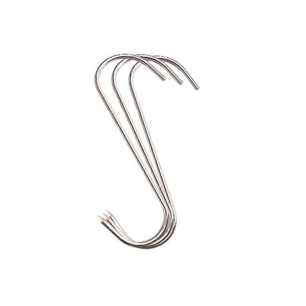 Grill Hanger Rust BBQ Tool Meat Hooks Butcher Stainless Steel Kitchen 10pcs