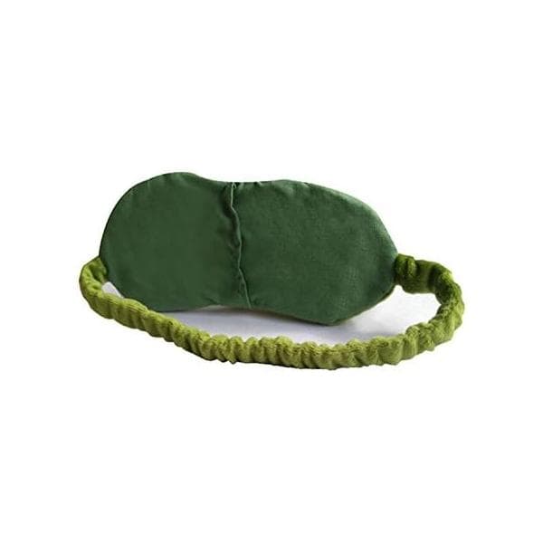 3D ögonmask sovande tecknad groda ögonmask grön