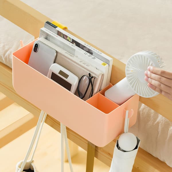 Bedside Hanging Storage Pocket, Versatile Use, Space-Saving Design for Dorms, Home, RV, Hospital Beds, Camping - Green