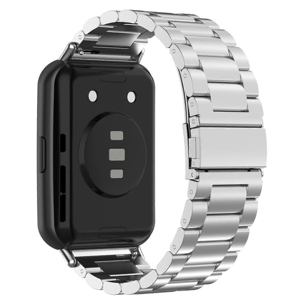 Til Huawei Watch Fit 2 urrem i rustfrit stål Silver