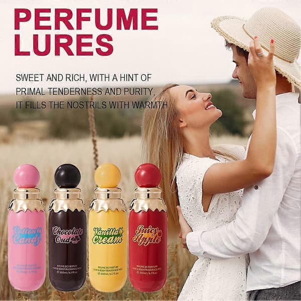 Marshmallow Lady Parfume - Sød Duft, 200 ml Langvarig red 200ml