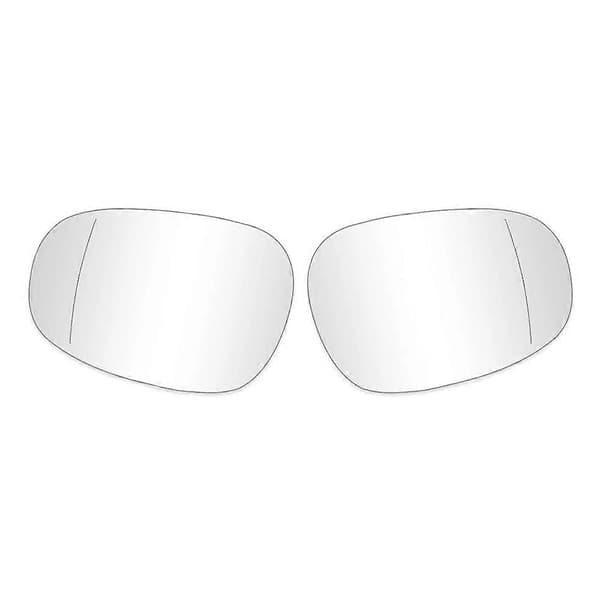 Vänster och höger sidospegelglas med värme 51167252894 51167252893 för BMW E81 E90 E91 E92 325i White