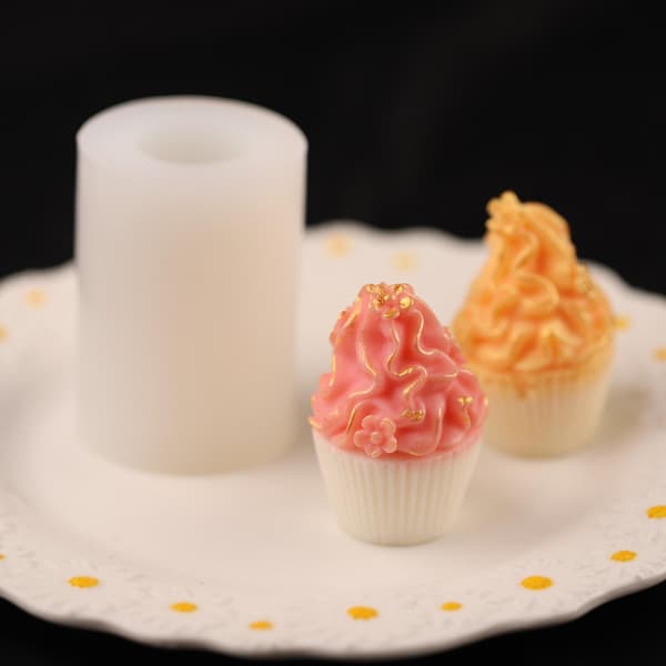 Cupcake-form silikonform prosjekter som lager tilbehør Husholdningsmoussekake