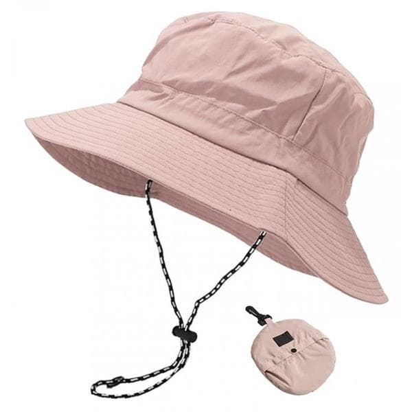 Solhat til kvinder, foldbare solhatte til kvinder, regntæt solbeskyttelse, hurtigtørrende, åndbar til strand, pool, park, camping, vandreture
