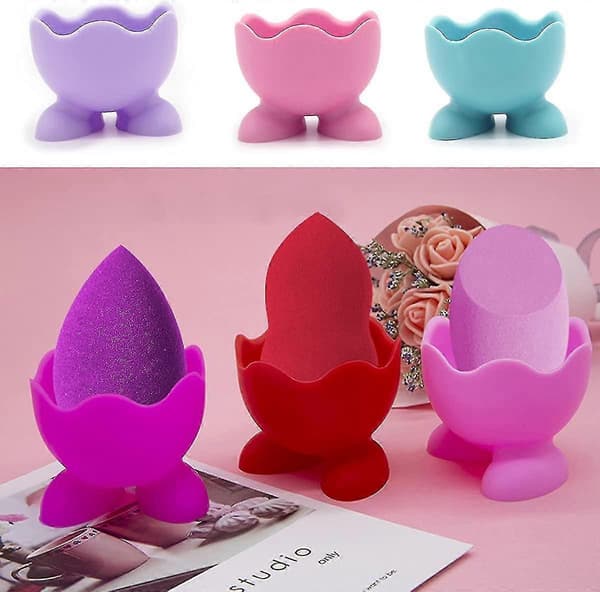 10 Silicone Egg Cups, Widesmart Colorful Egg Steamer Egg Poachers Kitchen Boiled E-wtake