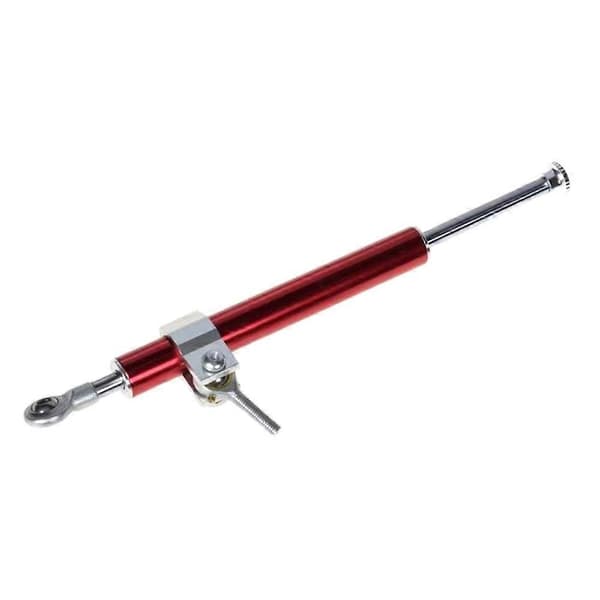 330MM Universal Motorsykkel Styredemper Stabilisator Demper-Styrestøtdemper Retningssikkerhetskontroll Red