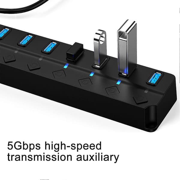 Bärbar USB 3.0 Dockningsstation Plug And Play Smidig Överföring Dockningsstation