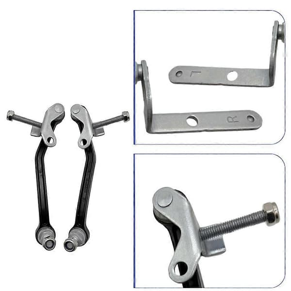 4 stk/sett Justeringsstang for frontlysnivå for Mercedes GLS X166 ML W166 GLE W292 A1663200132 A1663200932 A1663201032