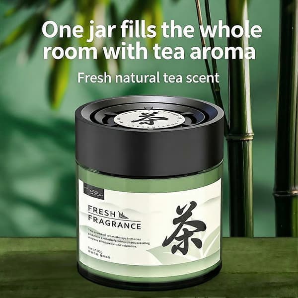 Fast Duftbalsam 100g - Afslappende Botanisk Essens Rodfri Formel Konstant Friskhedsfrigivelse Forest Tea 100g
