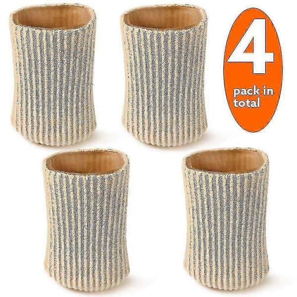 Gel Tåhättor, 4 st/förpackning för stortår, Tåskydd, Tåskydd (brun) SZTCLV