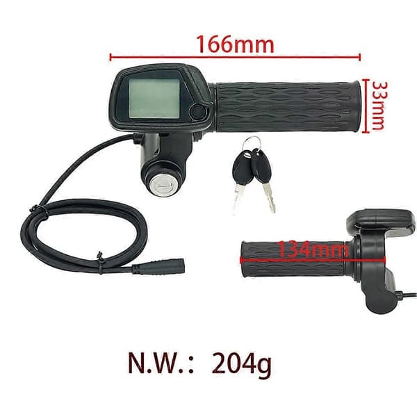 7-pinners pluggdisplaygass for Wish01 elektrisk sparkesykkel deler tilbehør Escooter hastighetskontroll tilbehør Black