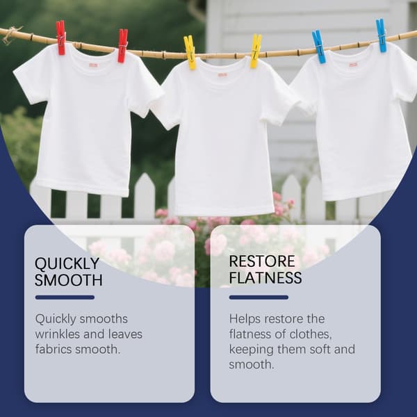 Jakehoe Anti-wrinkle spray for clothes, quick and smooth without ironing, suitable for 3PCS