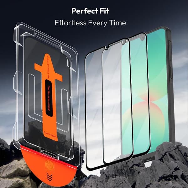 2-pack Samsung A26 Screen Protector - Tempered Glass | [Automatic Installation] - Bubble-free Samsung A26